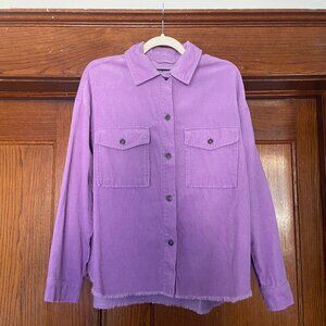 Zara Corduroy Overshirt/Shacket (Like New, Size M)